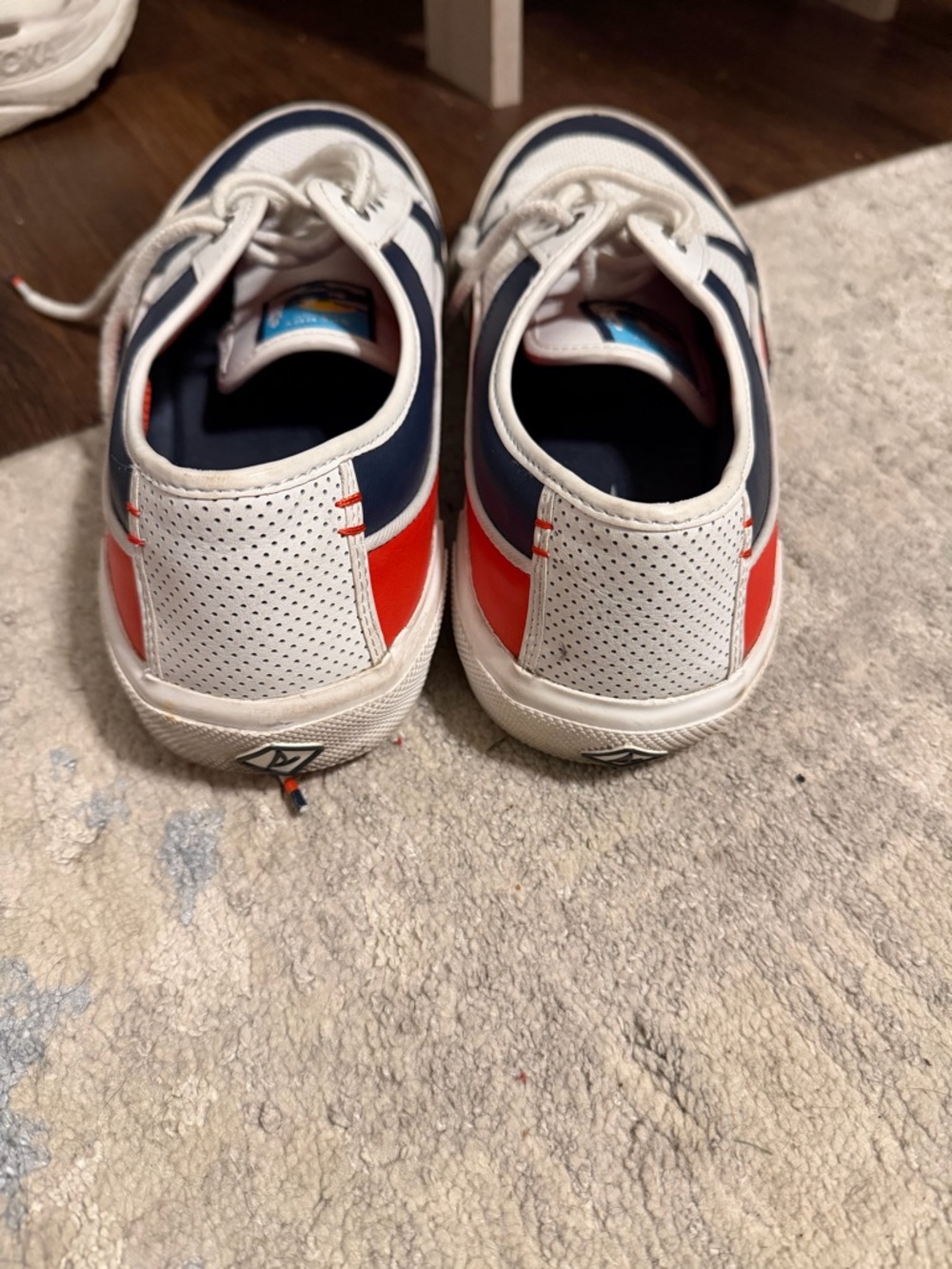 Sperry, Navy & Red Casual Sneakers